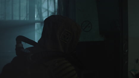 post-apocalyptic survival in a contaminated environment