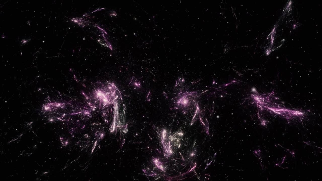 Sfondo di stelle. Volo attraverso lo spazio