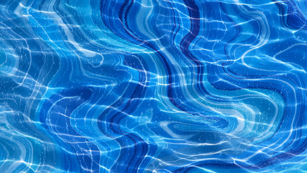 Abstract blue water surface