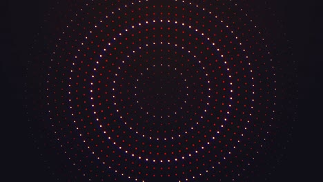 4k circle light background orange color