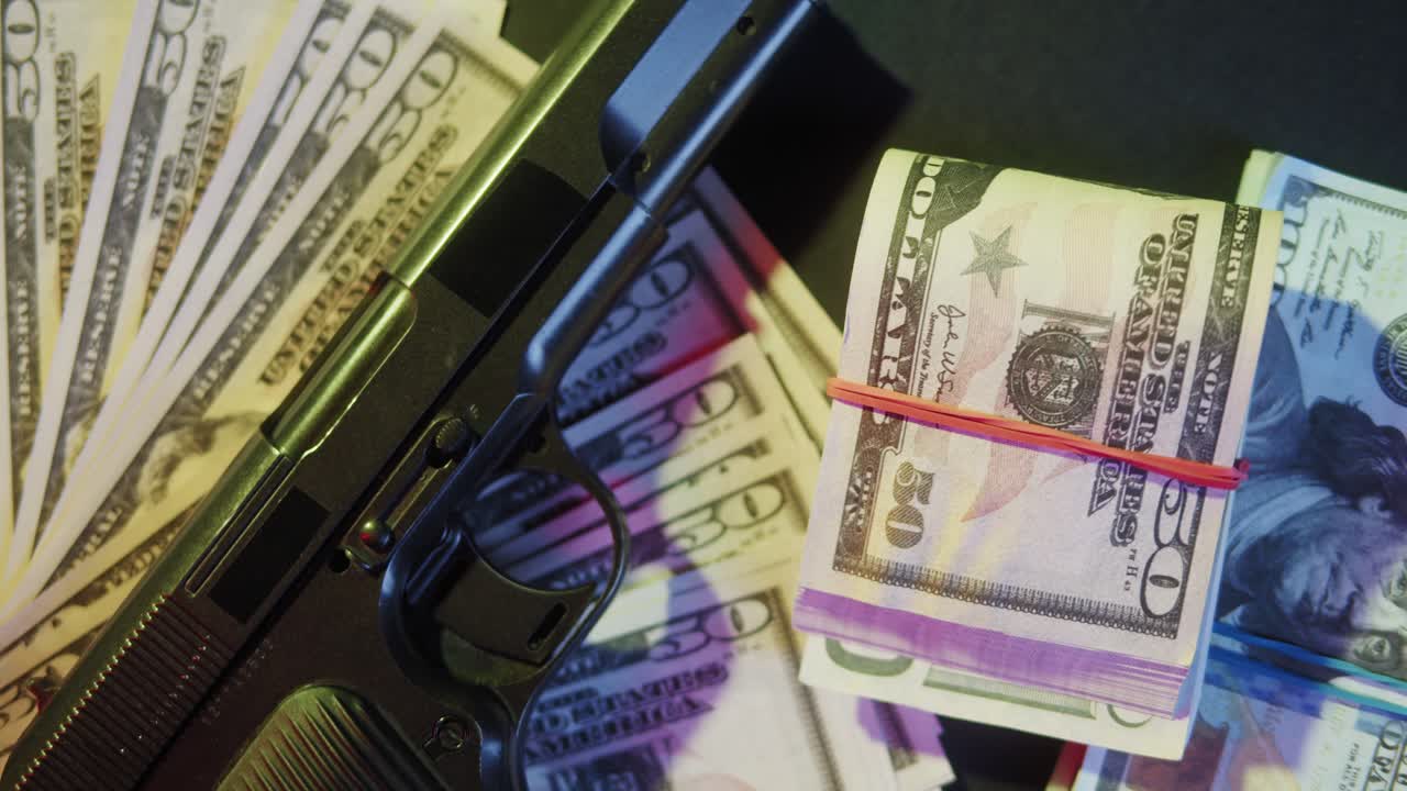 Stacks of Fifty Dollar Bills