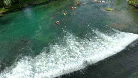 kayaking on a beautiful river