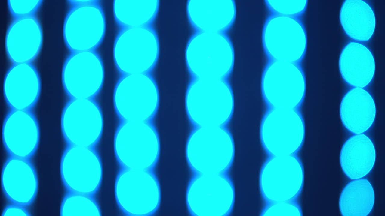 hermoso bokeh de un futuro digital