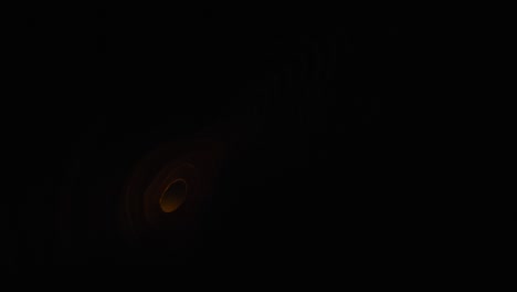 luces que se mueven en formas abstractas