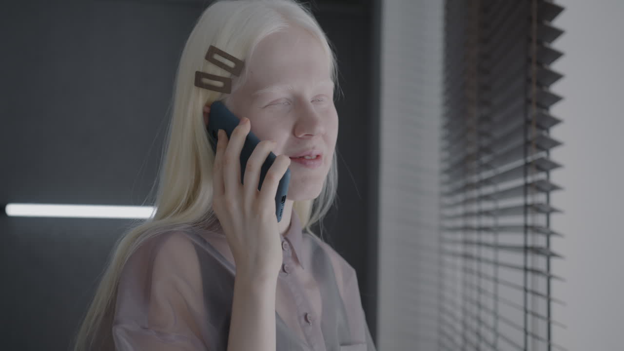 Blonde Woman on Phone
