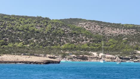 mesmerizing waterscapes in 4k: tranquil views of paphos, cyprus, from a boat adventure