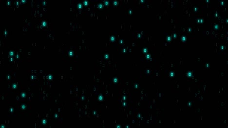 fondo abstracto con código binario
