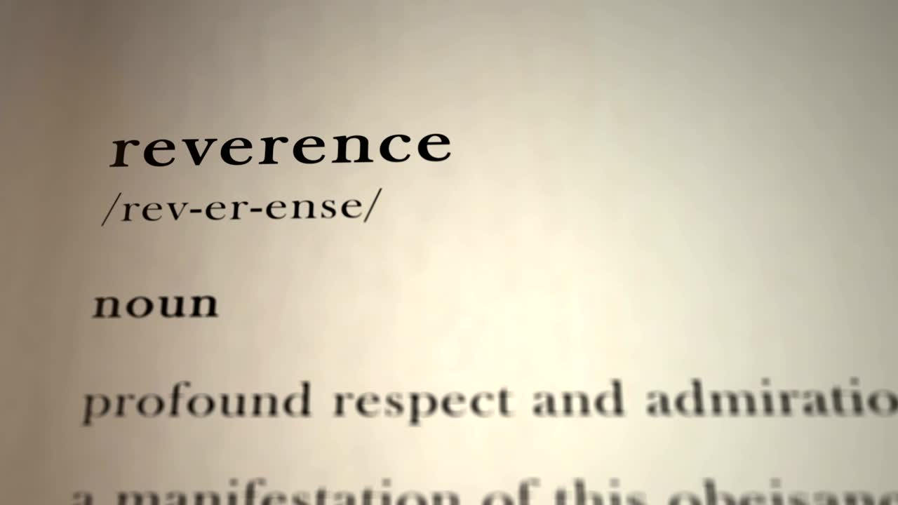 definición de reverencia