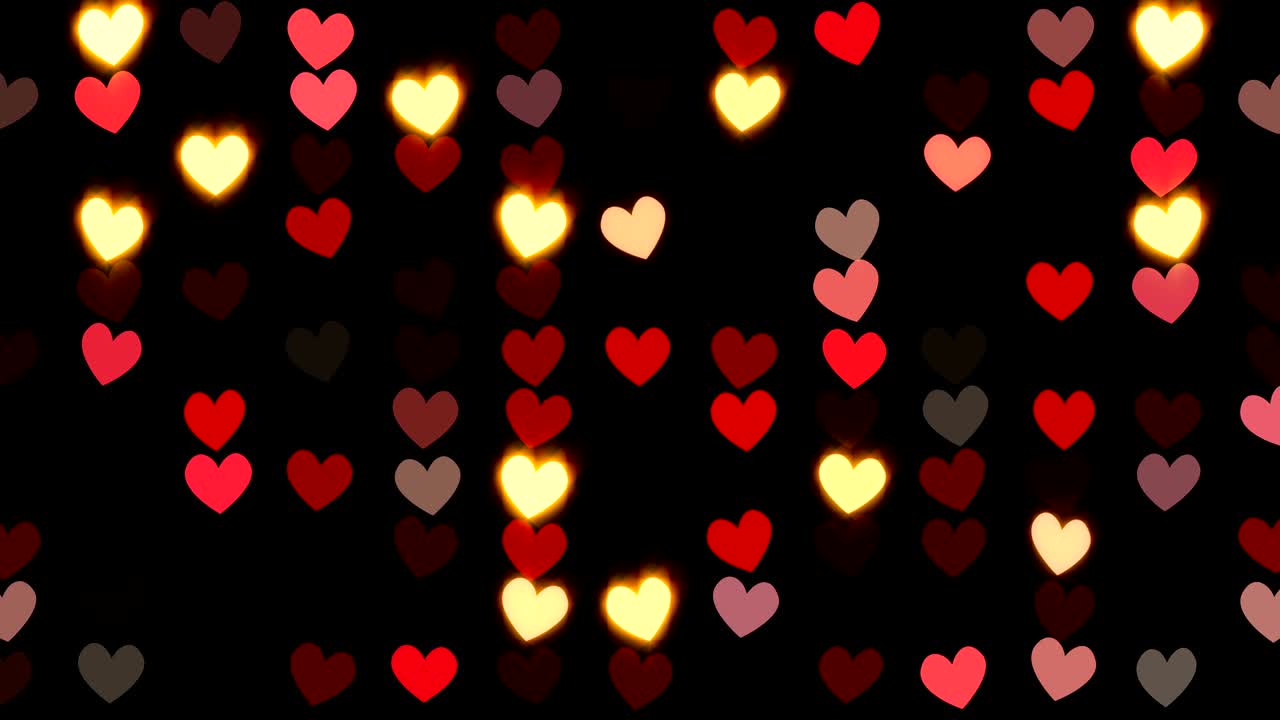 corazones rojos. feliz día de san valentín fondo. renderización 3d