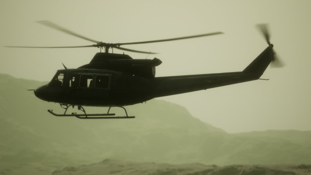 베트남에 있는 미국 군사 헬리 ⁇ 터