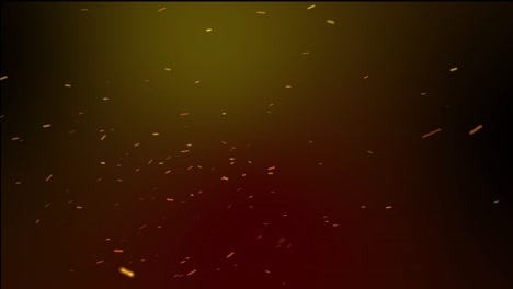 animación de bucle de partículas de fondo negro con chispas