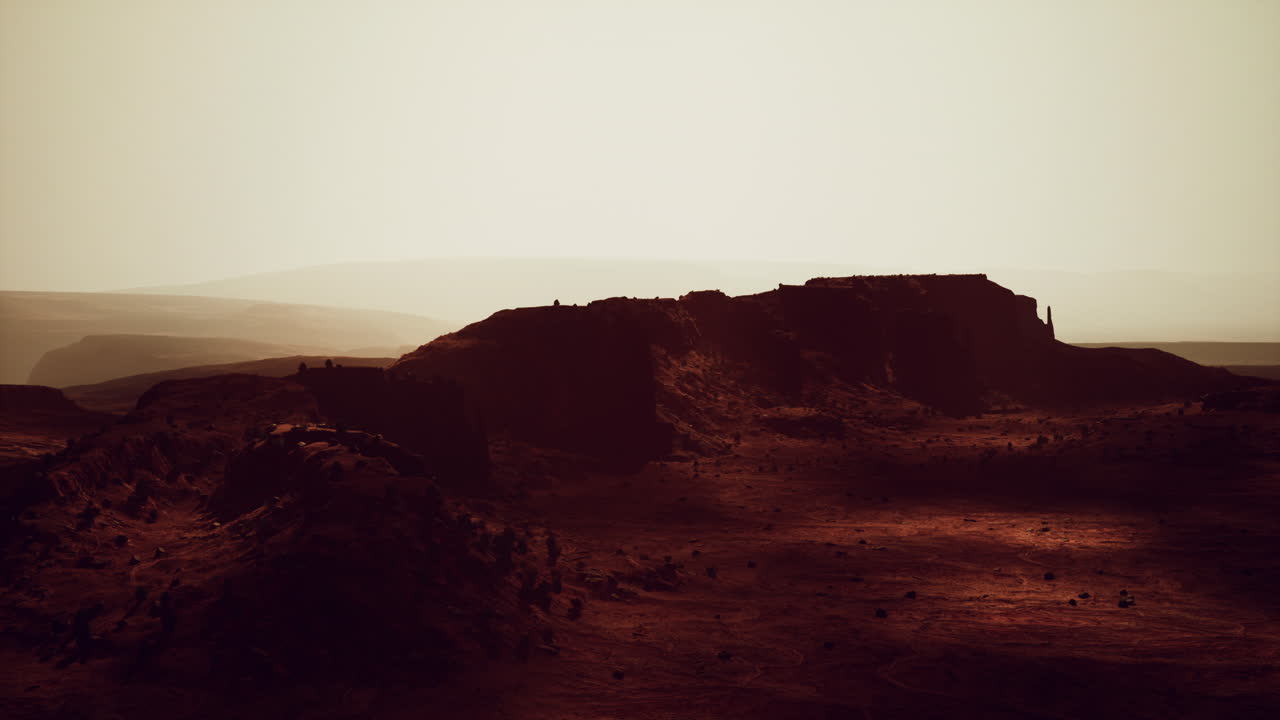 Paisaje de un planeta alienígena