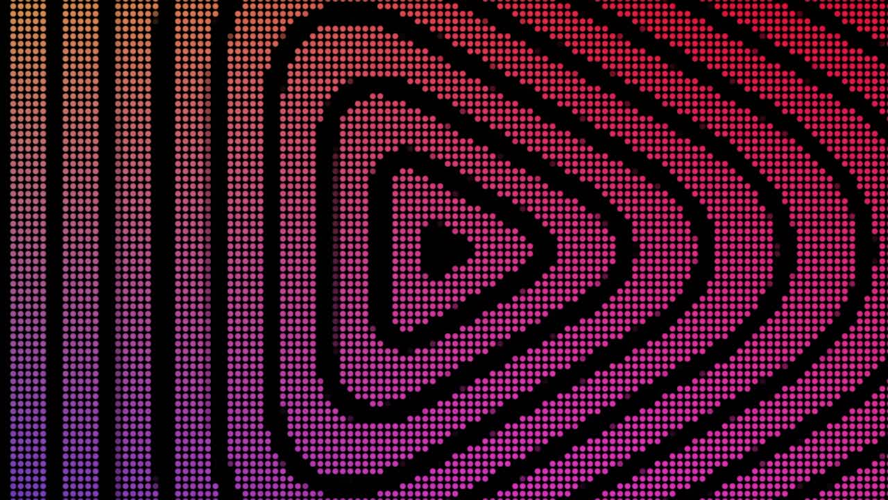 patrón punteado abstracto con colores de gradiente