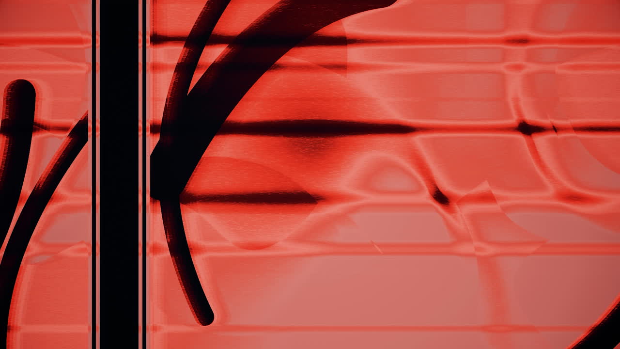 Abstract Red and Black Wavy Background
