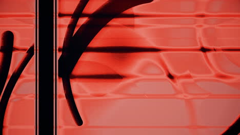abstract red and black wavy background