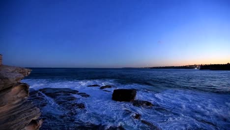 sydney - time lapse at north bondi beach
