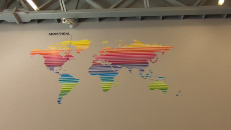 Mapa-Del-Mundo,-Ilustración-De-Pintura-Mural,-Global,-En-Todo-El-Mundo,-Geografía,-Cartografía,-Viajes,-Montreal,-Canadá,-Patrón-De-Papel-Tapiz
