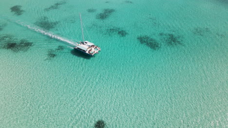 nature pool at saona island, dominican republic