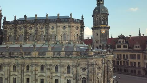 aerial view of dresden, germany