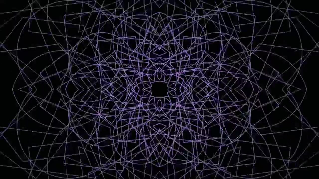 Motivo geometrico astratto viola in movimento simmetrico