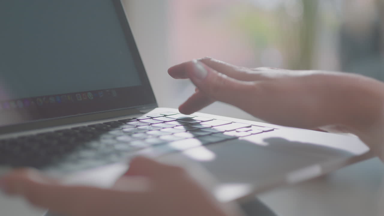 Woman doing freelance work