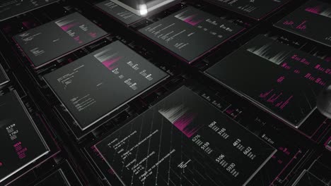 digital interface with code and data