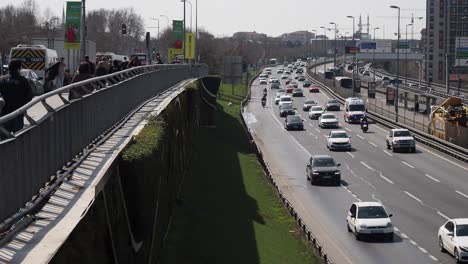 busy istanbul highway