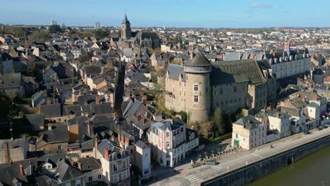 laval castle and mayenne river