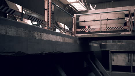 futuristic industrial platform