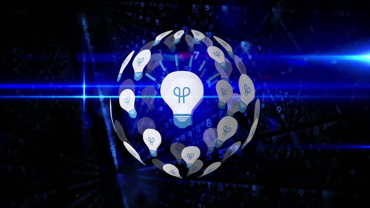 Light bulb and binary codes