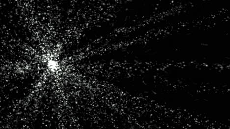 spiked particular structure rotating with energetic particles emanating from brightening core