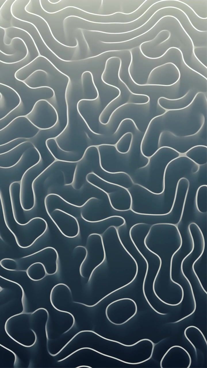 Dynamic Abstract Pattern of Moving White Lines on a Gradient Background