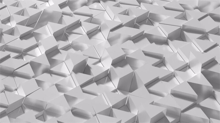 Triangles flyover white