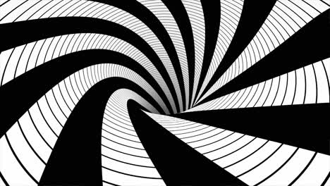 abstract black and white spiral vortex