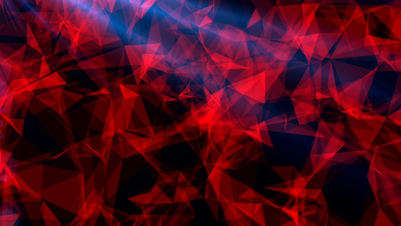 Abstract Triangles Loop Background with Light