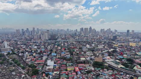 imágenes de drones de la ciudad de manila en filipinas