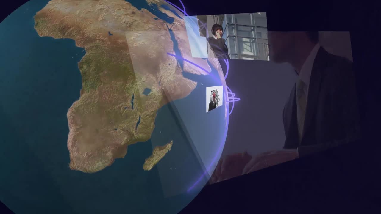 3d-анимация, представляющая концепцию коммуникации