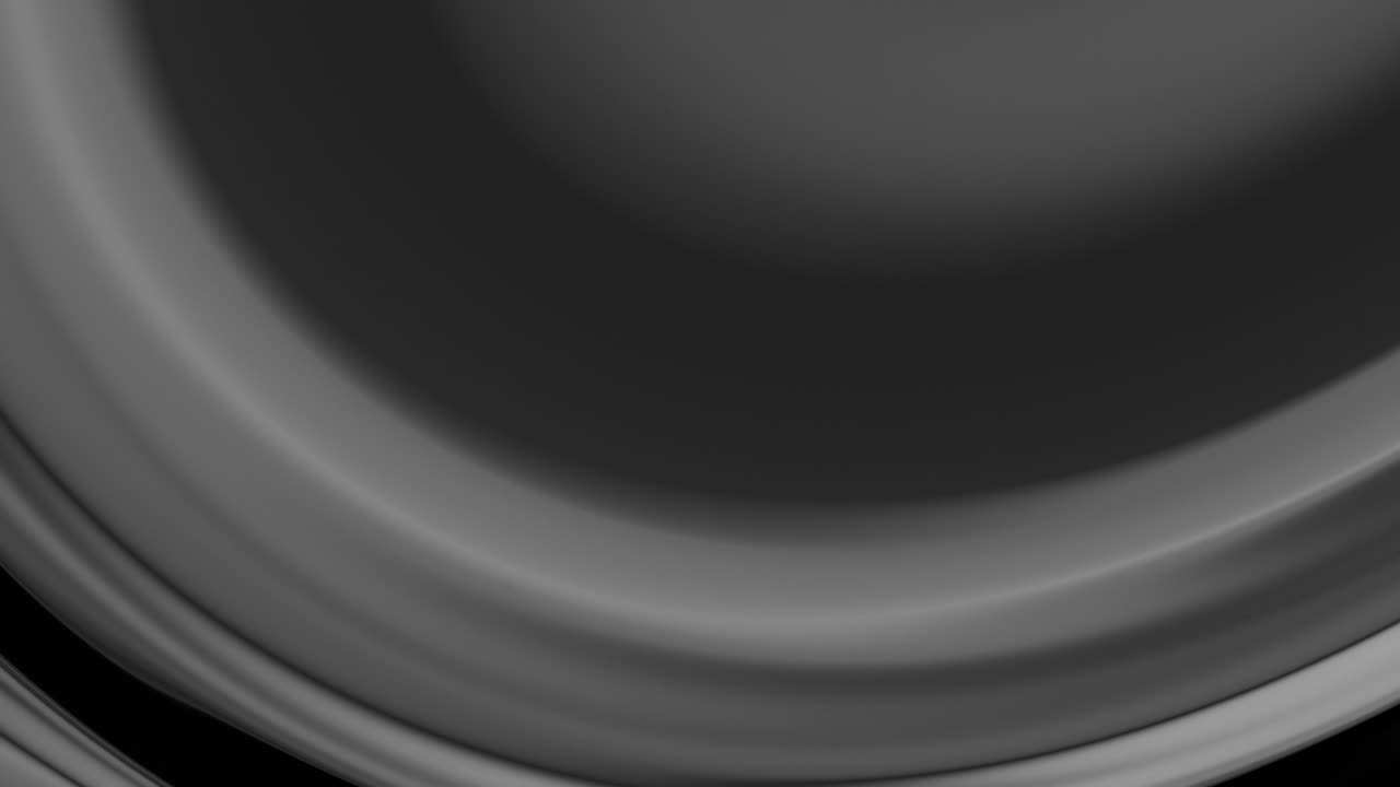 Abstract Black And White Fluid With Swirling Patterns