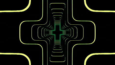 diseño de túnel de neón abstracto