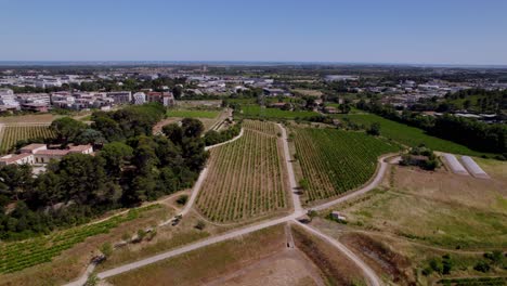 tierra de cultivo en el sur de francia.