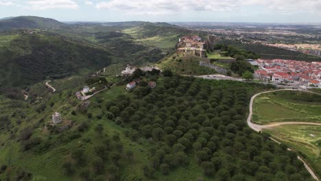 Portugal,-Ciudad-De-Palmela-Vista-Aérea-07