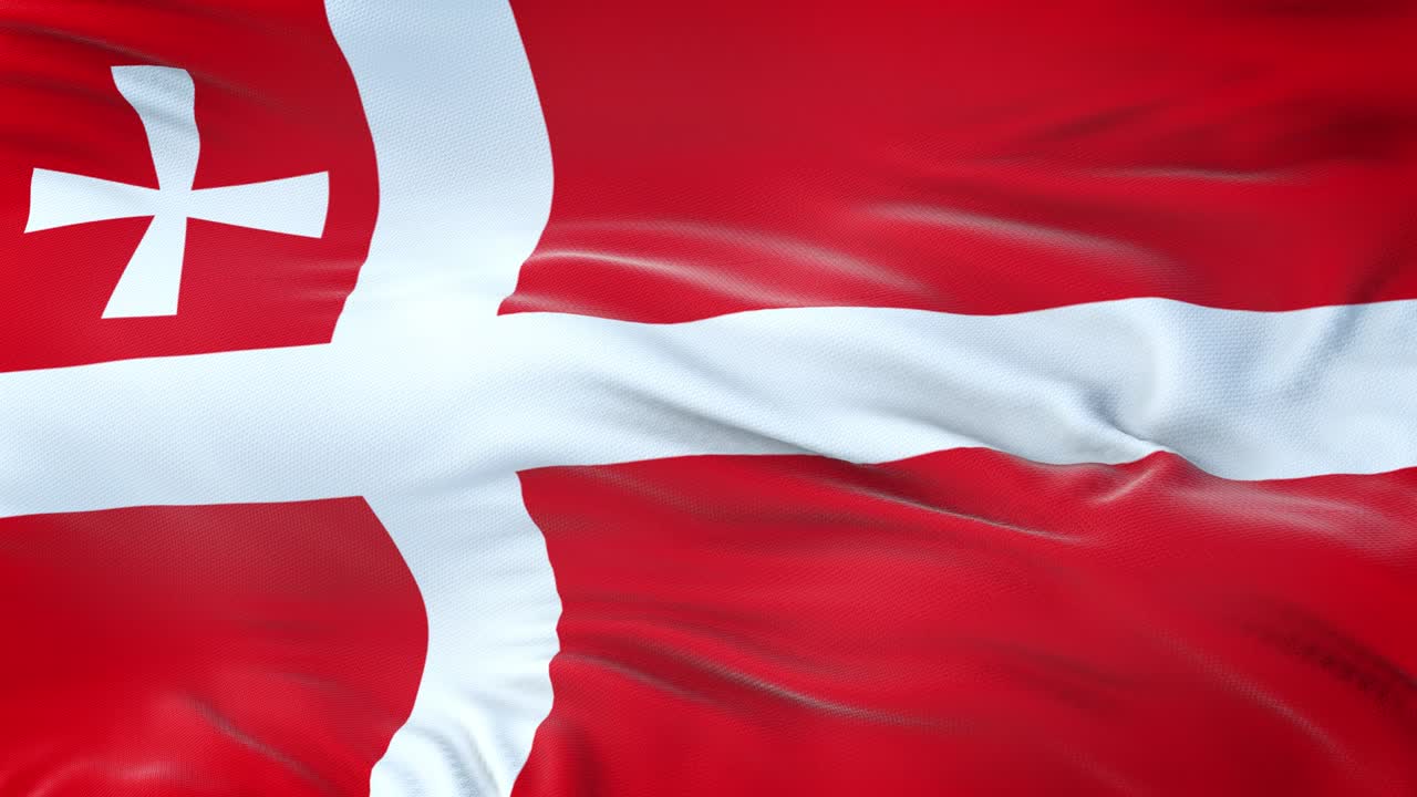 우크라이나의 볼린 지방의 발이 바람에 흔들리고 있으며, 매우 상세한 직물 질감이 있습니다.