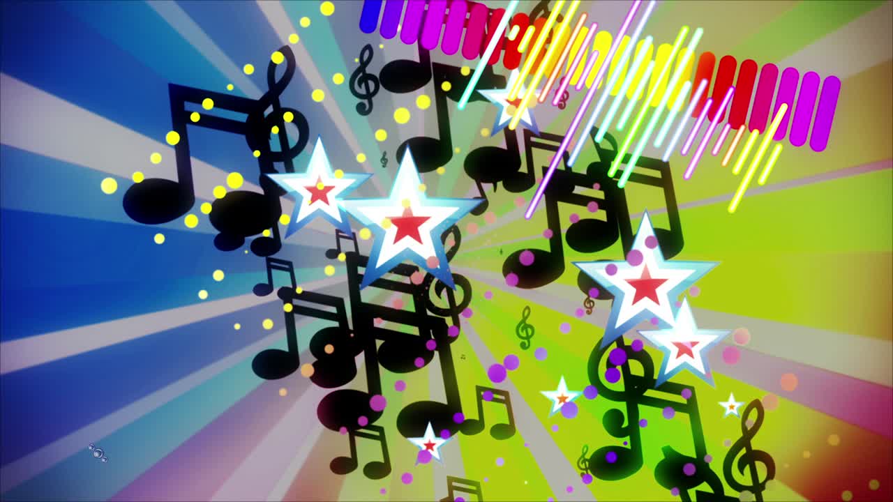 음악 스트럼 빈티지 vj 루프