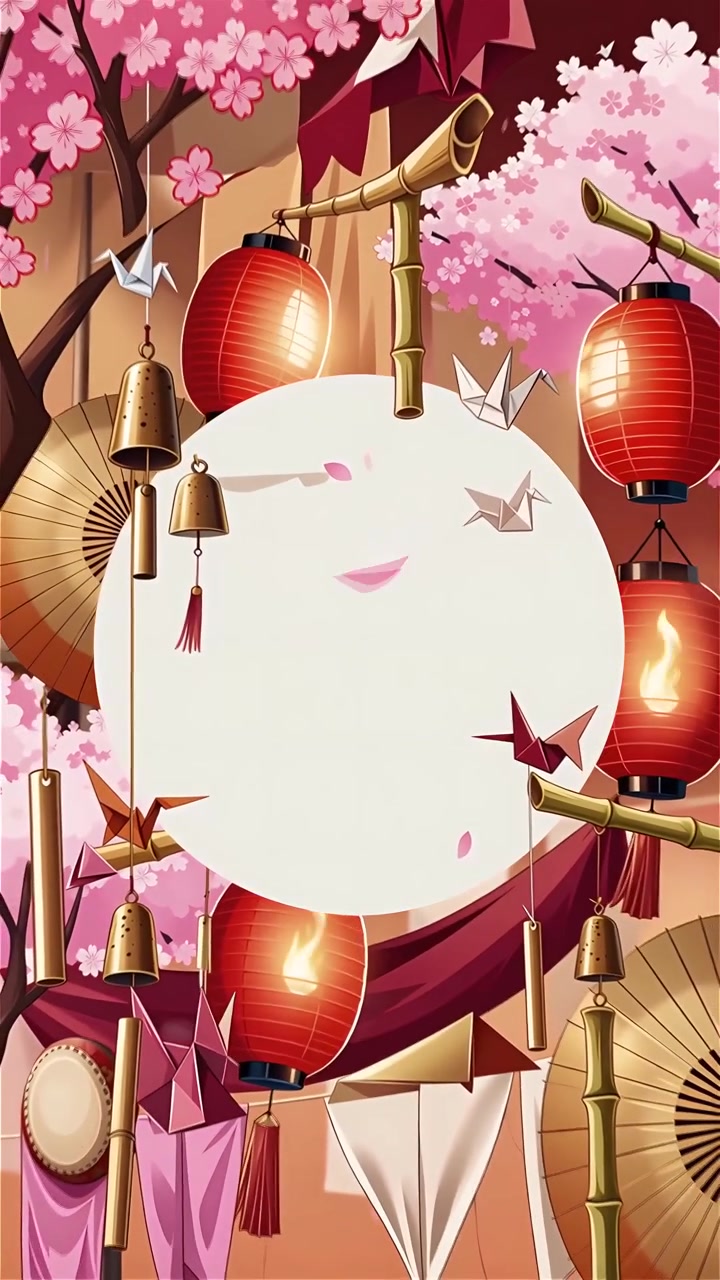 Sfondo Animato Cultura Giapponese 4K
