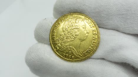 Alte-Münzen.-Portugiesische-Goldmünze-Münze-10