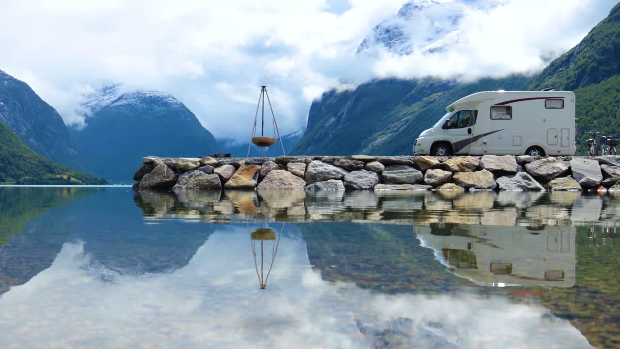 가족 휴가 여행 rv, 오토바이 휴가 여행