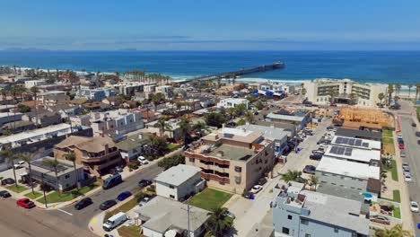 Casas-Residenciales-De-Imperial-Beach-Cerca-De-La-Playa-En-San-Diego,-California,-Estados-Unidos