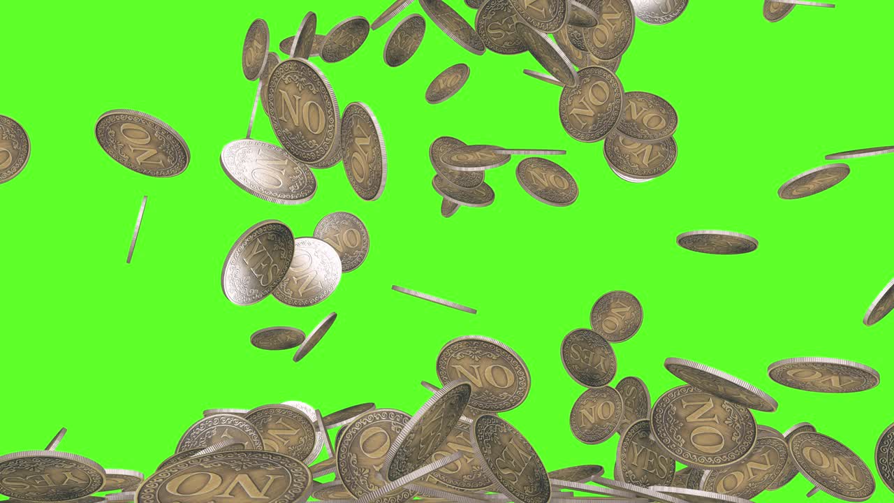 elección abstracta de la solución sí y no.