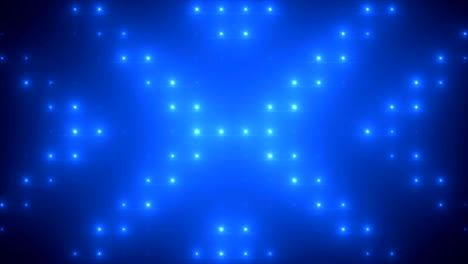 strobe lights flashing background vj loop blue lights board wall of lights