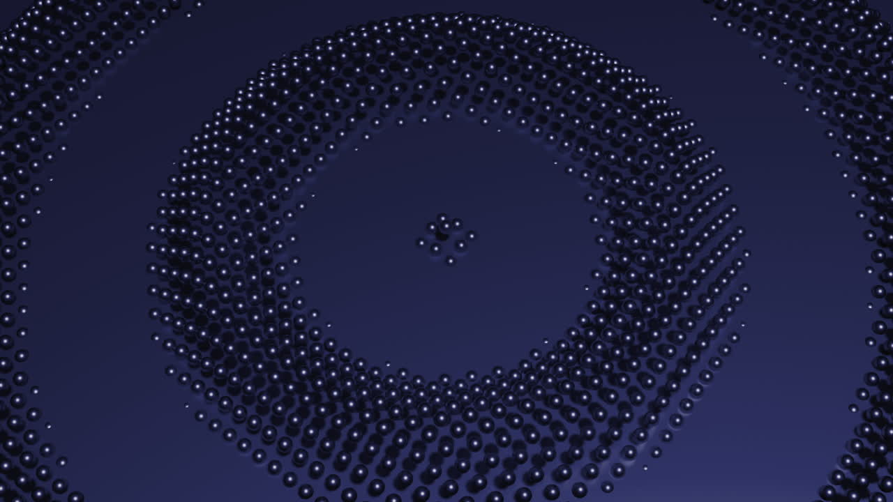 patrón circular abstracto de las esferas